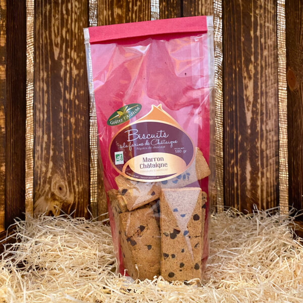 Biscuits à la farine de Châtaigne et Pépites de Chocolat