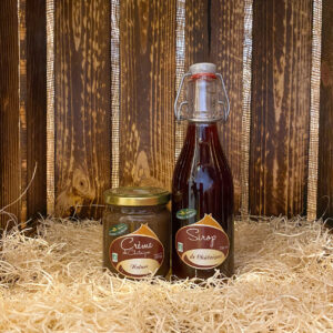 Une Crème de châtaigne Nature 250g + Un sirop de Châtaigne 250ml